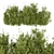 Leafy Collection: Volume 309 Bush 3D model small image 4