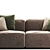 Esprit Noir Modern Sofa by Giopagani 3D model small image 2