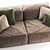 Esprit Noir Modern Sofa by Giopagani 3D model small image 4