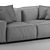 Esprit Noir Modern Sofa by Giopagani 3D model small image 6
