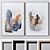 Elegant Wall Art Set with Textured Frames 3D model small image 1