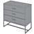 Modern Pombal Chest of Drawers 3D model small image 4