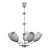 Elegant Paavo Tynell Ceiling Lamp 3D model small image 2