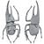  Beetle III Wall Accessory: Loft-Concept 41cm 3D model small image 7
