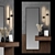 Modern Modular Hallway Furniture 3D model small image 4