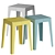 Compact Tuck Stool: Sleek Design 3D model small image 1