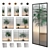 Title: Modular Glass Partitions Set 3D model small image 1