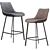 Modern Trix Bar Stool - Sleek Design & Wide Range of Colors 3D model small image 3