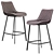 Modern Trix Bar Stool - Sleek Design & Wide Range of Colors 3D model small image 4