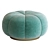 Sofia Velvet Footstool: Luxurious and Elegant 3D model small image 5