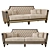 Mariner Belair: Stylish 2-Seater Sofa 3D model small image 7