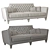 Mariner Belair: Stylish 2-Seater Sofa 3D model small image 9