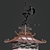 Weather Vane Chimney Cap 3D model small image 3