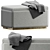Elegant WINDSOR Bench 3D model small image 1