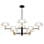 Scandinavian Glass Chandelier 3D model small image 3