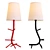 Mantra CENTIPEDE Table Lamp: Color-changing, 4 options 3D model small image 1