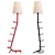 Mantra CENTIPEDE Table Lamp: Color-changing, 4 options 3D model small image 3