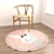 Luxury Circular Carpet Set - 6-Piece Collection 3D model small image 2
