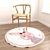 Luxury Circular Carpet Set - 6-Piece Collection 3D model small image 5