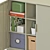 Beige TULLSTORP Cabinet: Functional, Stylish, Scandinavian 3D model small image 3