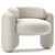 Embrace Armchair: Contemporary Comfort at Its Best 3D model small image 2