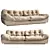 Elegant Milano Sofa Delivers Unmatched Comfort 3D model small image 6