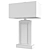 Elegant Crystal Table Lamp 3D model small image 2