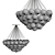 Iridescent Elegance: Klou Chandelier 3D model small image 4