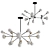 Elegant Nabila Chandelier: Timeless Beauty for Your Space 3D model small image 1