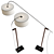 Leds-c4 La Creu Modern Floor Lamp 3D model small image 2