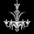 Venetian Mazzini Chandelier - Original Murano Glass 3D model small image 1