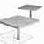 Title: PIXEL Transparent Steel Park Benches 3D model small image 5