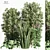  2015 Bush Landscape Set - 6 Model Parts 3D model small image 1