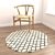 Versatile Round Rug Set - 6 Rugs for Any Perspective! 3D model small image 2