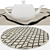 Versatile Round Rug Set - 6 Rugs for Any Perspective! 3D model small image 4