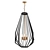 Fluxx Tall Chandelier - Elegant Lighting Fixture 3D model small image 1