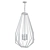 Fluxx Tall Chandelier - Elegant Lighting Fixture 3D model small image 2