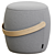  Versatile Upholstered Pouf by Offecct 3D model small image 1