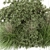 Lush Outdoor Plant Set 492 3D model small image 3