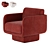 Elegant Lilas Armchair: a Timeless Masterpiece 3D model small image 2