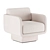 Elegant Lilas Armchair: a Timeless Masterpiece 3D model small image 3