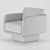 Elegant Lilas Armchair: a Timeless Masterpiece 3D model small image 5