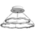 Twisted Tier Ceiling Light 3D model small image 2