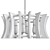 Garcia Convertible Chandelier: Elegant Versatile Lighting 3D model small image 2
