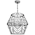 Elegant Chevron Chateau Chandelier 3D model small image 2