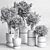 189 Concrete Dirt Vase Pot Tree 3D model small image 7