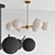 Modern Sputnik Chandelier: Stylish Lighting for Every Space 3D model small image 3