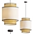 Elegant Marko Pendant Light 3D model small image 1