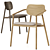 Modern and Stylish Moroso Clara Chair 3D model small image 1