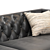 Luxurious Maisie Leather and Velvet Sofa 3D model small image 3